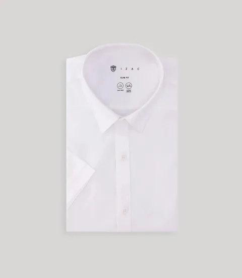 IZAC - Chemise ville unie blanche