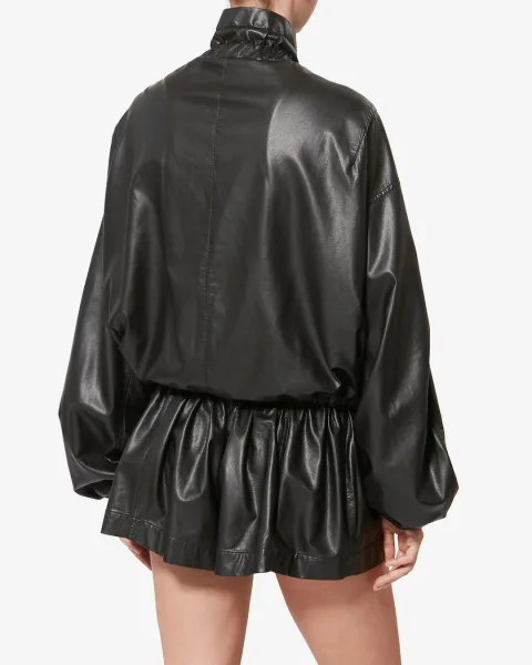 Veste Neela Façon Cuir - Femme - Noir - Taille 42 - Marant Étoile
