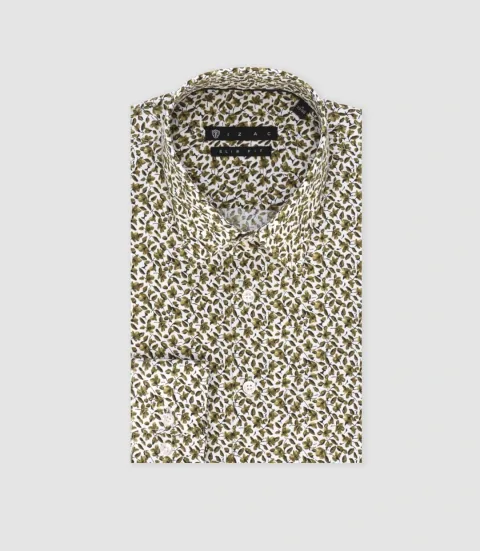 IZAC - Chemise ville beige ''Tifast010''