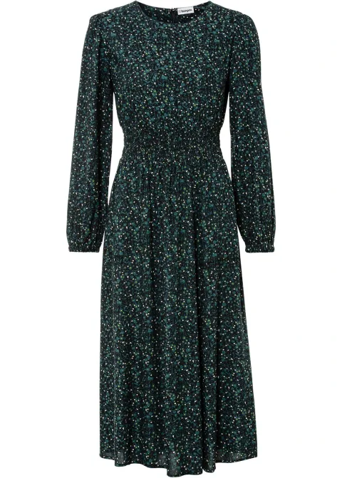Robe midi à imprimé floral