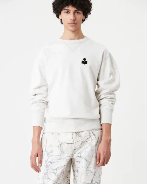 Sweatshirt Mike - Homme - Écru - Taille XL