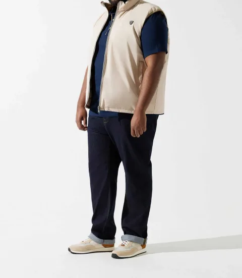 IZAC - Doudoune sans manches beige RENANBT