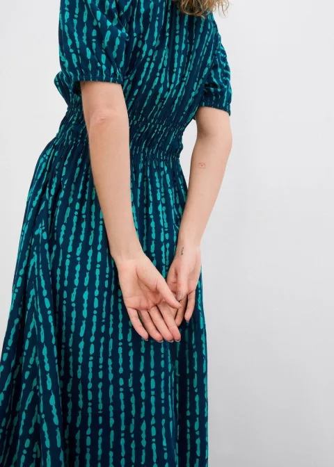 Robe midi en viscose douce