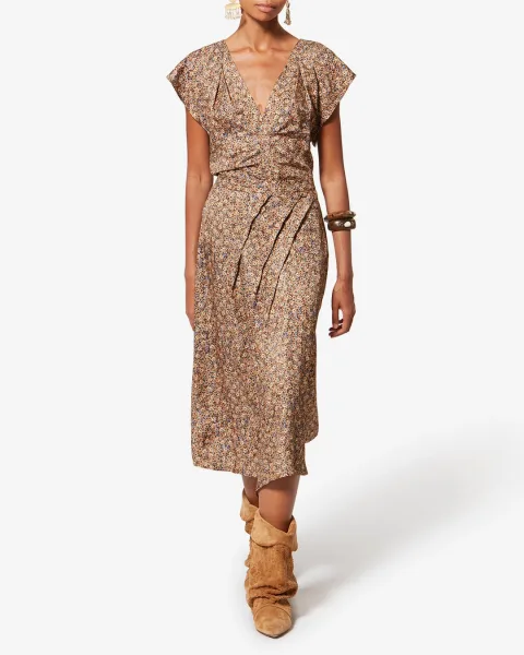 Jupe Cacia - Femme - Ocre - Taille 42