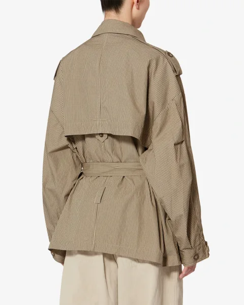Veste Claya - Femme - Beige-kaki - Taille 42 - Marant Étoile