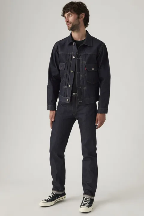 Jean 501 1954 Levi's Vintage Clothing - Homme - Bleu / Indigo Rigid - 38X34