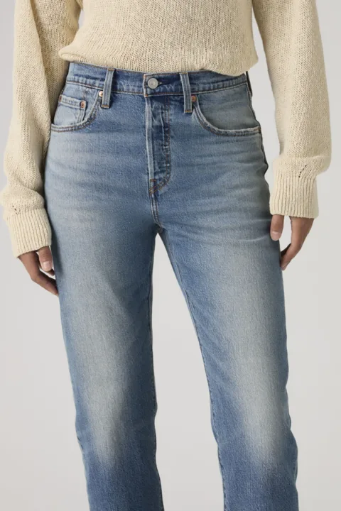 Levi's Jean 501 Crop Lightweight - Femme - Bleu / Curious Dawn Lightweight - 32X30