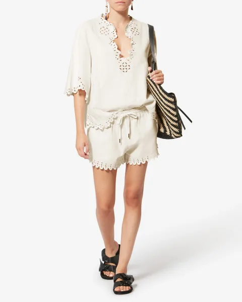 Short Balyme - Femme - Blanc - Taille 38 - Marant Étoile