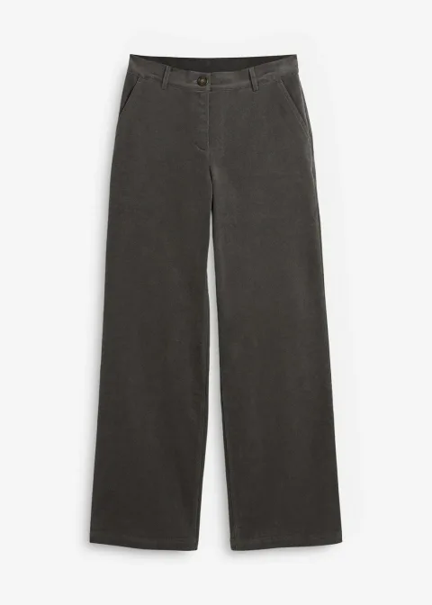Pantalon en velours côtelé extensible
