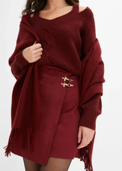 Jupe style portefeuille