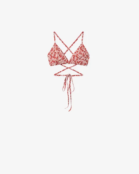 Soutien Gorge Solange - Femme - Rouge - Taille40 - Isabel Marant - Collection Été Femme - Nouvelle Collection Capsule High Summer