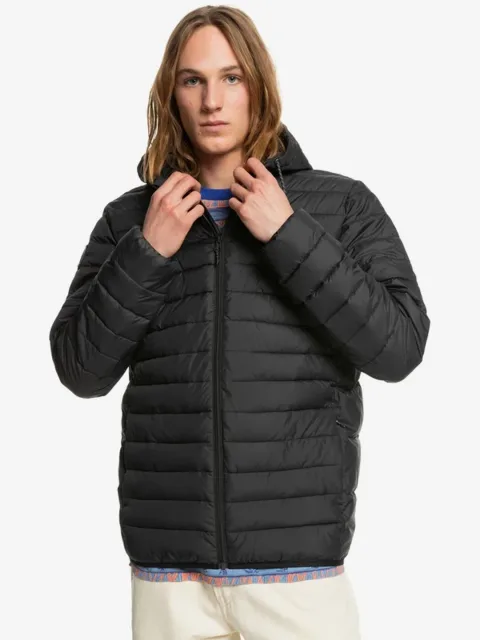 Scaly - Doudoune à capuche pour Homme Noir