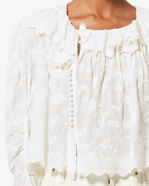 Blouse Zelly - Femme - Blanc - Taille 42