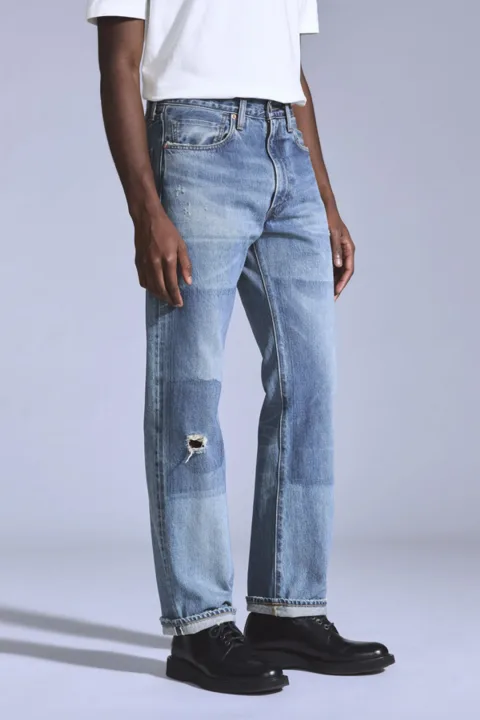 Levi's Jean 505 Regular - Homme - Bleu / Mij Eclipse - 36X32