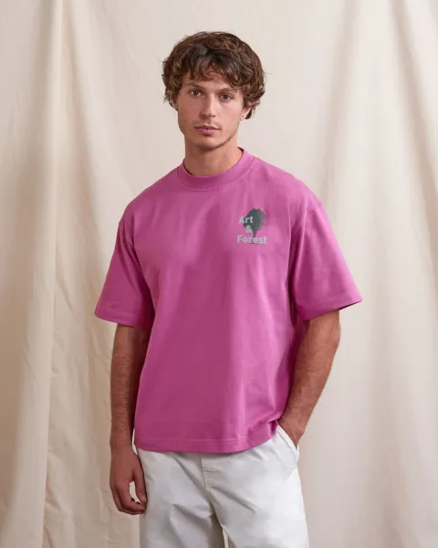 T-shirt imprimé forest fushia - YELLOWSTONE