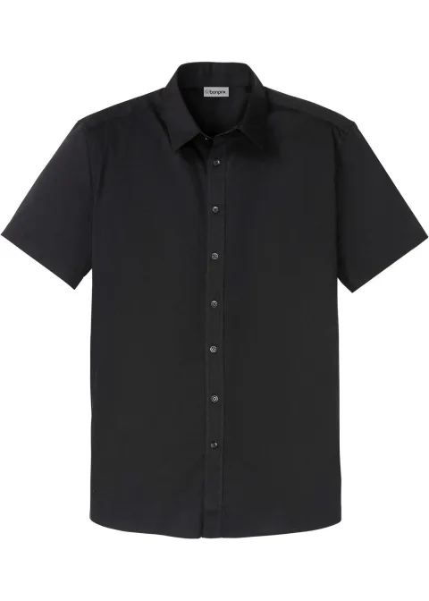 Chemise manches courtes extensible, slim