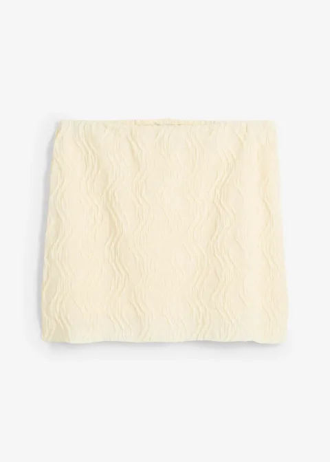 Mini-jupe texturée