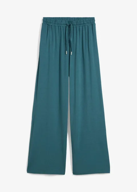 Pantalon fluide en jersey viscose