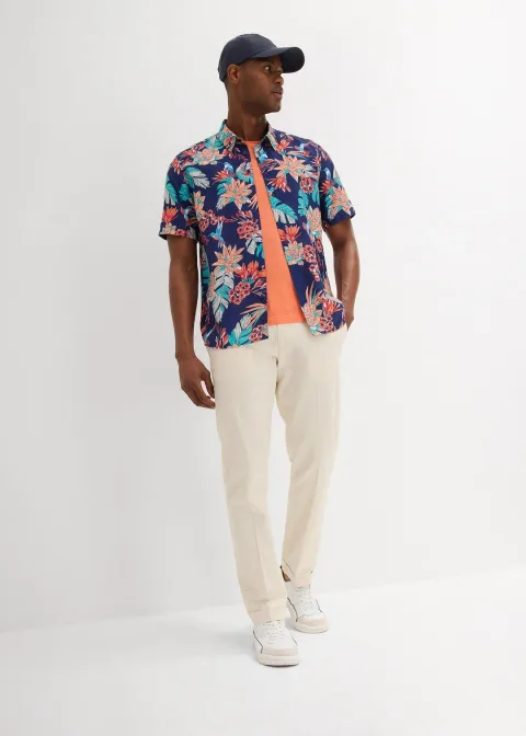 Chemise manches courtes en viscose