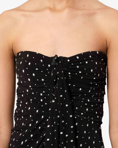 Robe Gemma - Femme - Noir Et Écru - Taille40