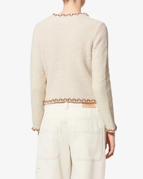 Cardigan Rochelle - Femme - Écru-bronze - Taille 44 - Marant Étoile