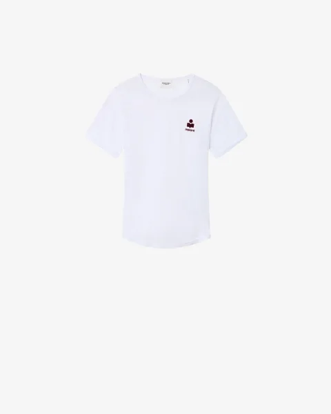 Tee Shirt Koldia - Femme - Blanc-bordeaux - Taille XL - Marant Étoile