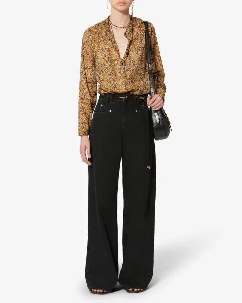 Blouse Maria - Femme - Kaki - Taille 44 - Marant Étoile