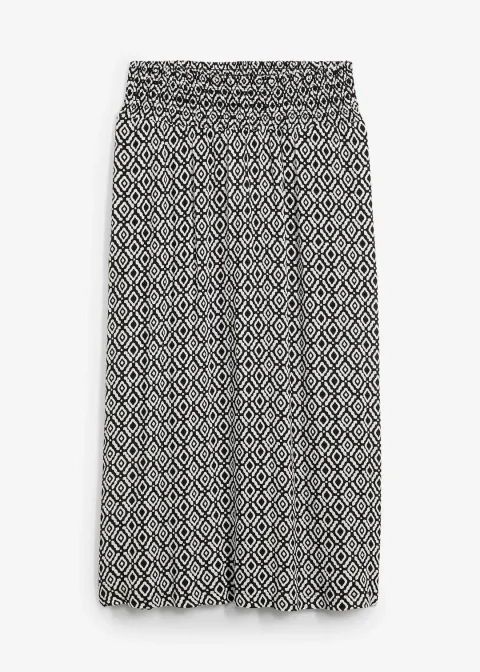 Jupe longue en viscose effet f