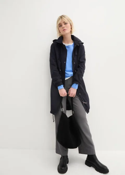 Parka-trench avec grandes poches