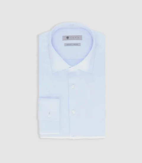 IZAC - Chemise easy iron bleu ciel PRESLEY