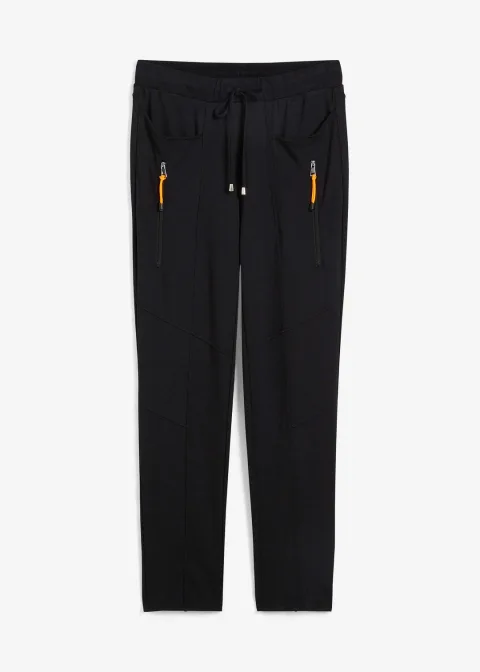 Pantalon à taille élastiquée en Punto di Roma confortable
