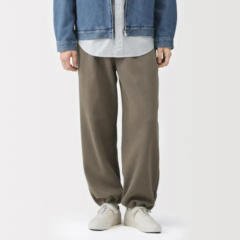 Pantalon de jogging à ourlet ouvert et à double tricot pour homme