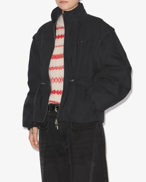 Manteau Dastyni - Femme - Noir - Taille 40 - Marant Étoile
