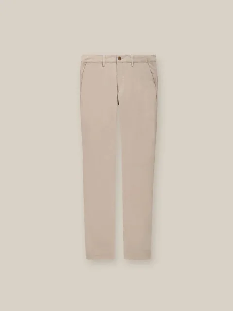 IZAC - Pantalon slim beige