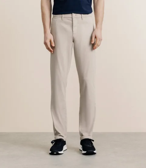 IZAC - Pantalon imprimé beige
