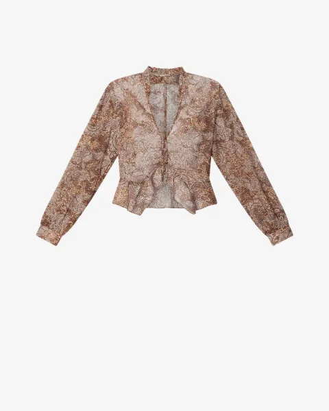 Blouse Celeny - Femme - Ocre - Taille 44