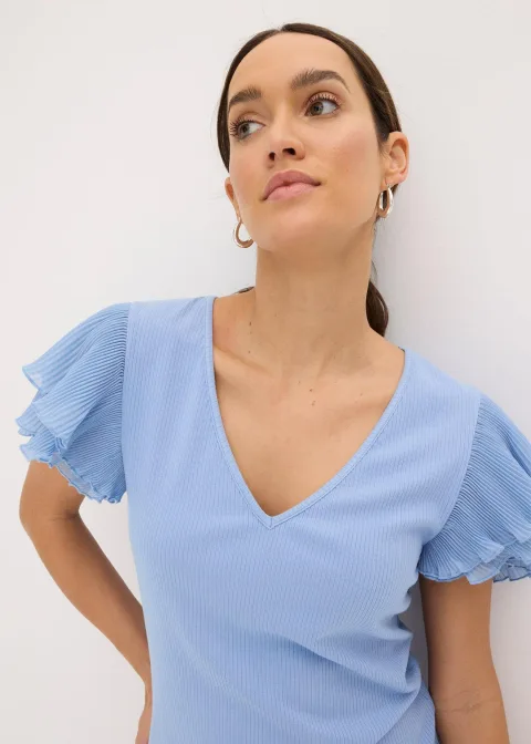 T-shirt à volants