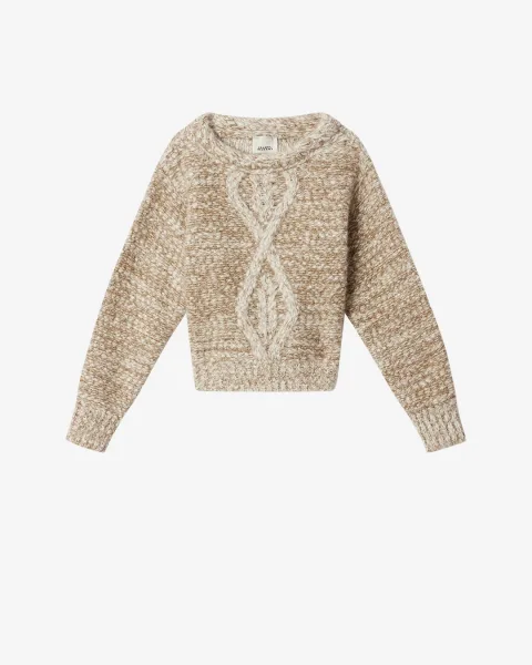 Pull Dorota - Femme - Écru-bronze - Taille 40