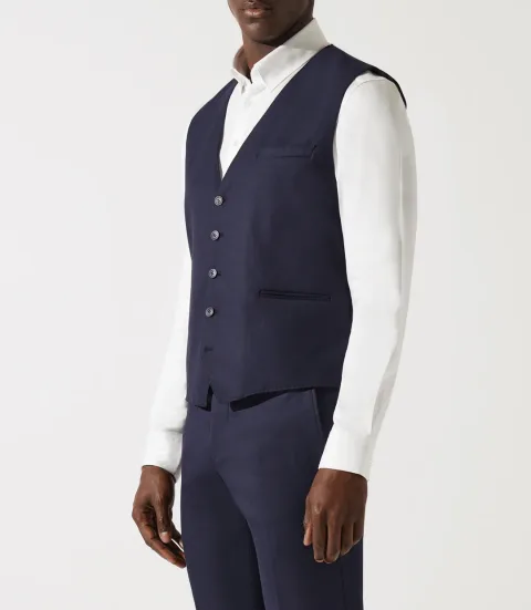 IZAC - Gilet de costume marine XSOYEUX
