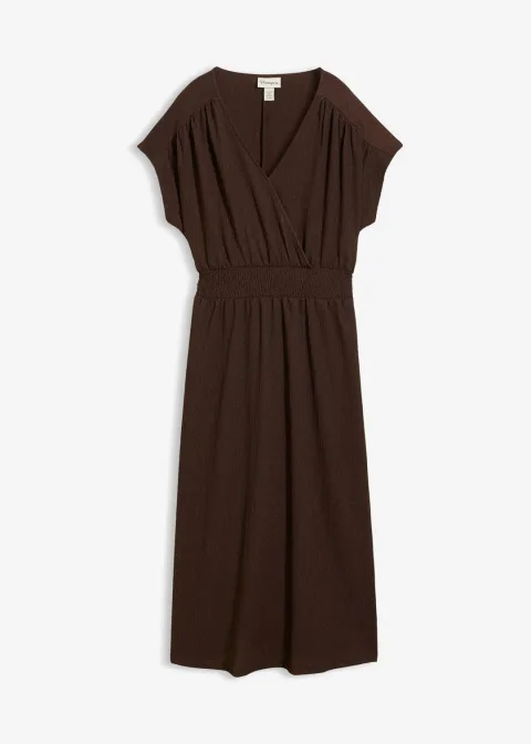 Robe en jersey crêpe aérien