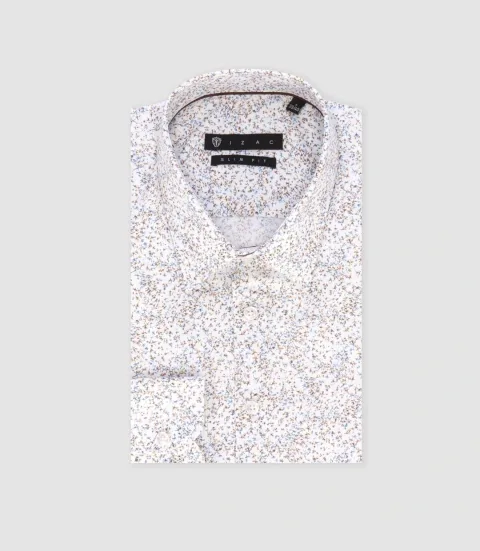 IZAC - Chemise ville beige ''Tifast028''