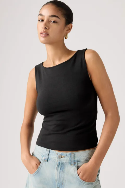 Levi's Haut Encolure Bateau Blair - Femme - Blanc / Bright White - XS