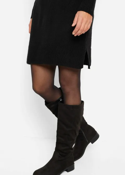 Robe pull oversize à col boule