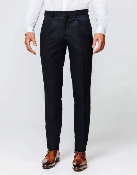 IZAC - Pantalon navy esprit flanelle