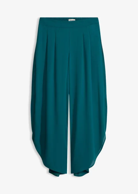 Pantalon palazzo fendu sur les côtés