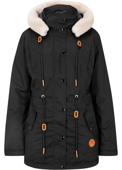 Parka rembourrée avec bordure sherpa
