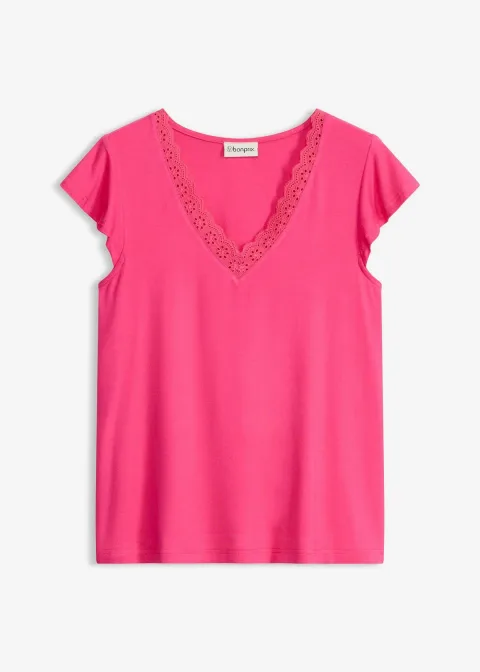 T-shirt en viscose extensible