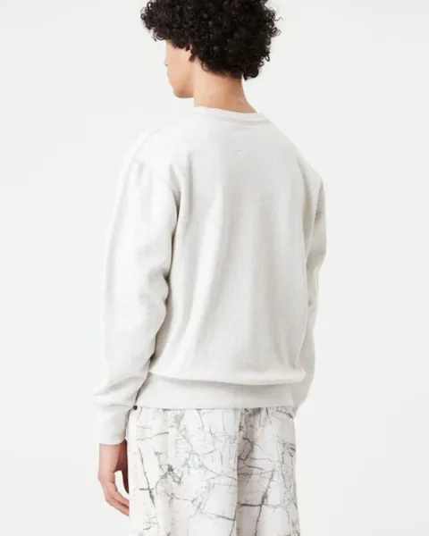 Sweatshirt Mike - Homme - Écru - Taille XL