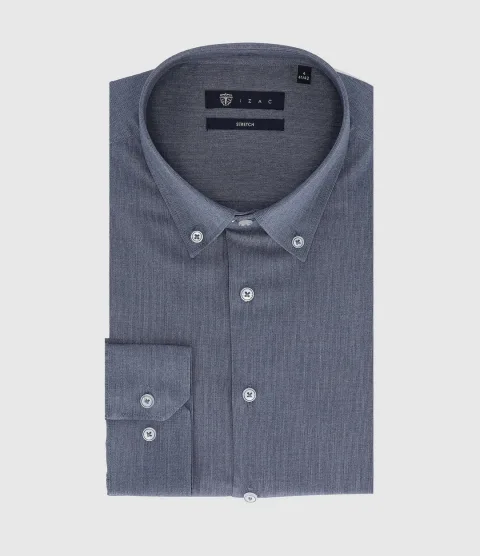 IZAC - Chemise ville bleu PEYO