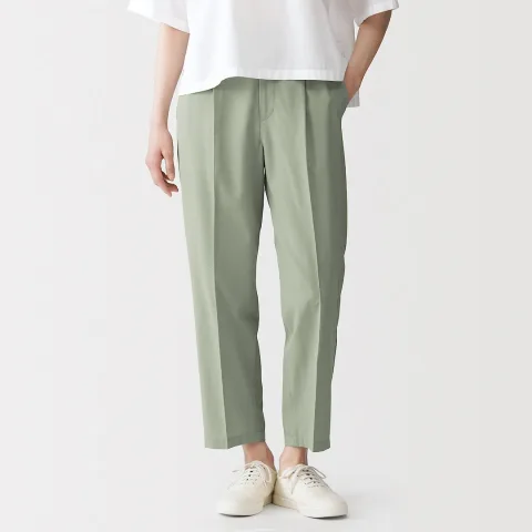 Pantalon fuselé en Seersucker extensible et respirant pour femme